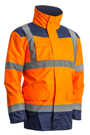 4u1 signalizirajuća zaštitna Hi-viz parka KANATA narančasto-plava