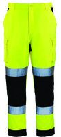 Signalizirajuće zaštitne Hi-viz hlače PATROL žuto/plave, vel. XL