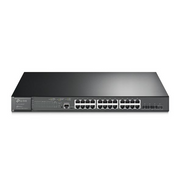 TP-Link Omada SG3428XMP mrežni prekidač Upravljano L2+ Gigabit Ethernet (10/100/1000) Podrška za napajanje putem Etherneta (PoE) 1U Crno
