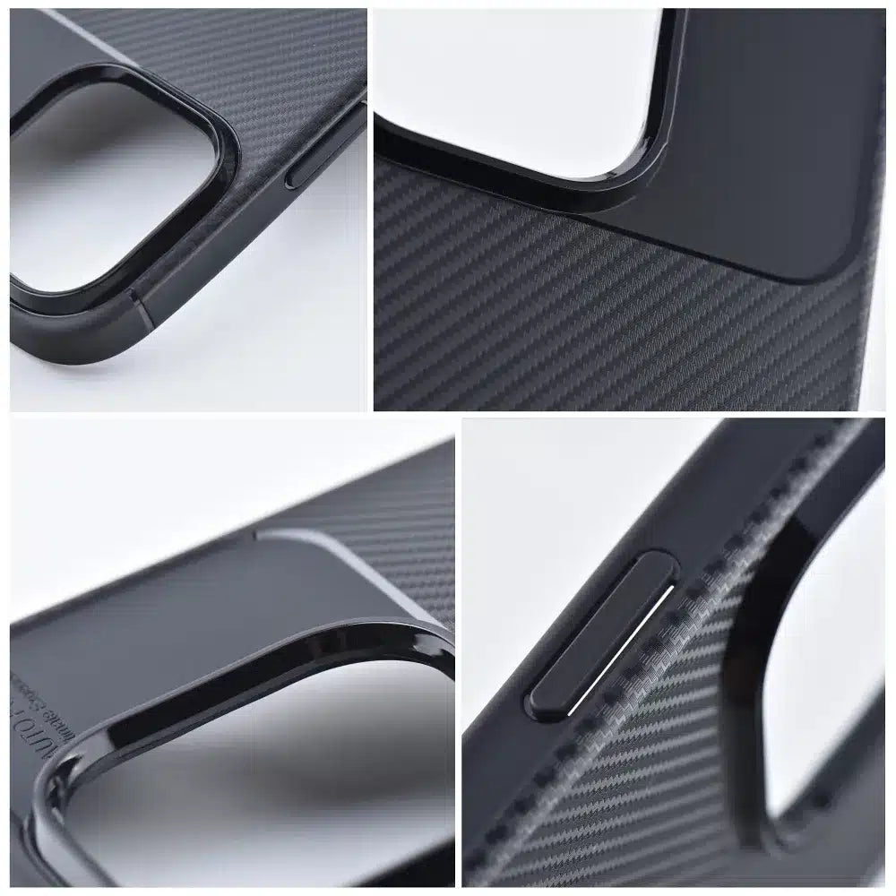 CARBON PREMIUM maska za iPhone 13 črna