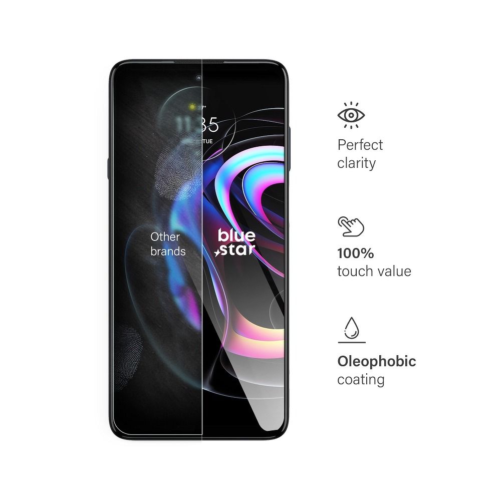 Kaljeno steklo Blue Star - Motorola Moto Edge 20 Lite