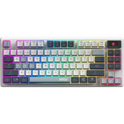 MSI FORGE GK600 TKL WIRELESS SKY tipkovnica Igranje USB + Bluetooth QWERTY UK Engleski Plavo, Bijelo