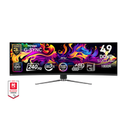 MSI MPG 491CQPX QD-OLED računalni monitor 124,5 cm (49") 5120 x 1440 pikseli Dual QHD Crno