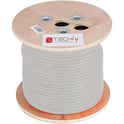 Techly ITP-C6A-FLS305 kabel za umrežavanje Sivo 305 m Cat6a S/FTP (S-STP)