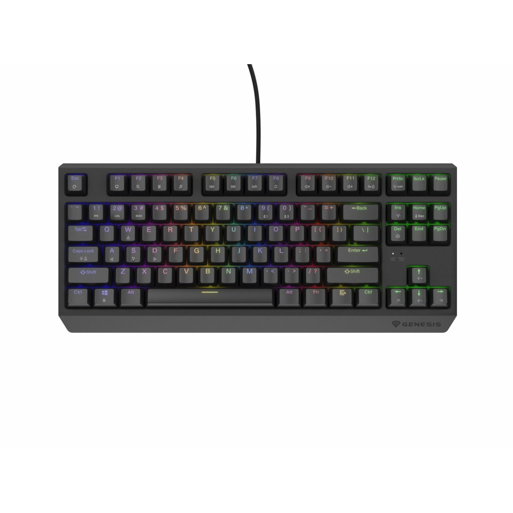 GENESIS Thor 230 TKL Outemu Brown tipkovnica Igranje USB QWERTY US Engleski Crno