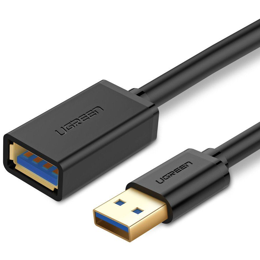 Ugreen 30127 USB kabel 3 m USB 3.2 Gen 1 (3.1 Gen 1) USB A Crno