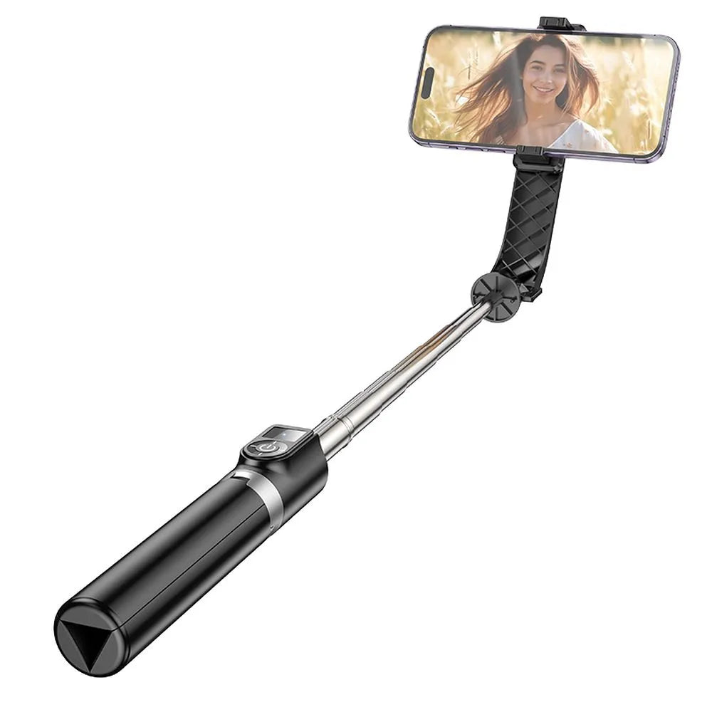 HOCO stojalo za selfie palico s črnim brezžičnim daljincem Prior K20