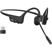 SHOKZ C120-AC-BK naglavne slušalice i slušalice s ugrađenim mikrofonom Bežično Kačenje na uho Ured / pozivni centar USB Tip-C Bluetooth Crno
