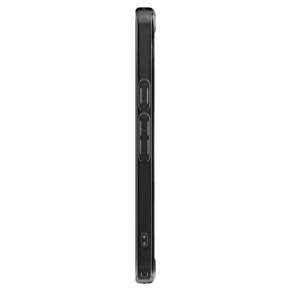 SPIGEN ULTRA HYBRID MAG ovitek, združljiv z MagSafe, za GOOGLE PIXEL 9A prozorno črn