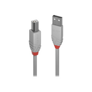 Lindy 36683 USB kabel 2 m USB 2.0 USB A USB B Sivo