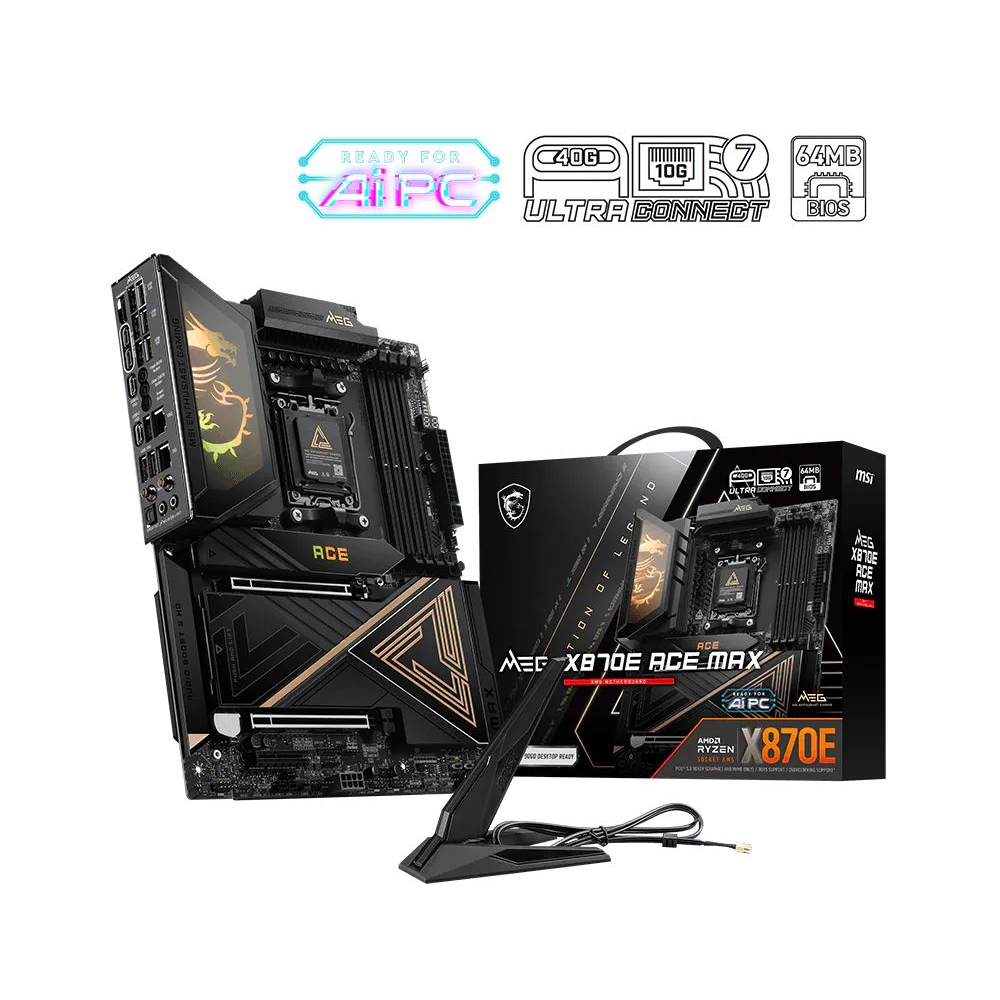 MSI MEG X870E ACE MAX matična ploča AMD X870E Utor AM5 ATX