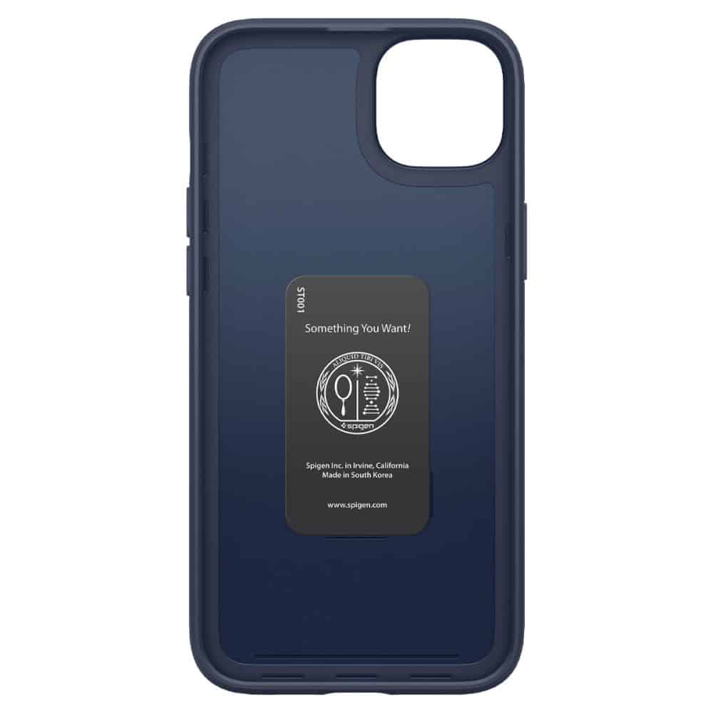 SPIGEN THIN FIT OVITEK ZA IPHONE 14 PLUS / 15 PLUS TEMNO MODRA
