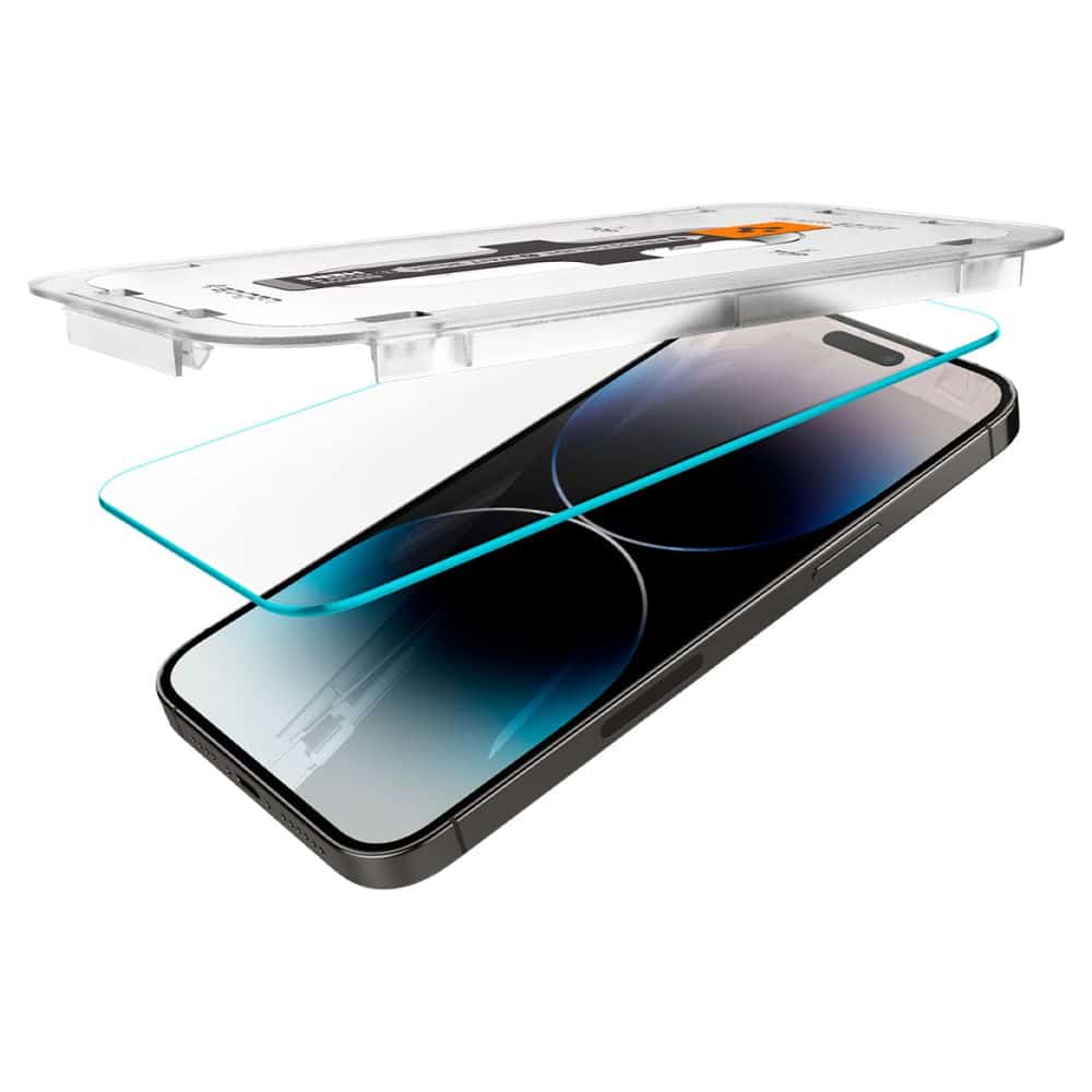 SPIGEN GLAS.TR EZ FIT KALJENO STEKLO 2-KOM ZA IPHONE 14 PRO MAX CLEAR