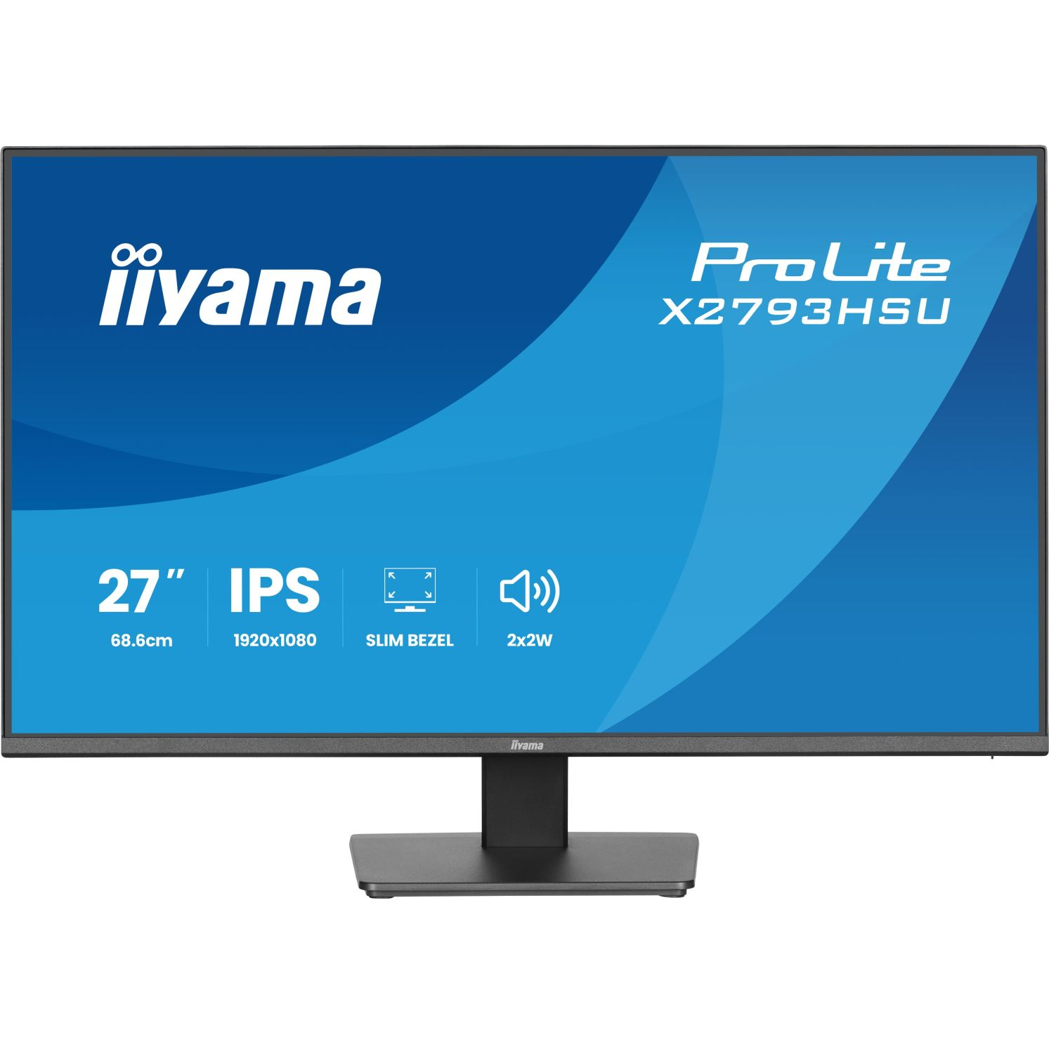 iiyama ProLite X2793HSU-B1 računalni monitor 68,6 cm (27") 1920 x 1080 pikseli Full HD LED Crno