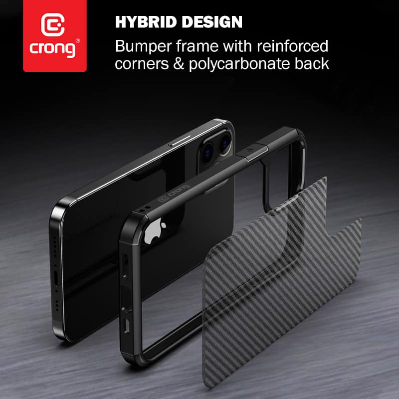 CRONG prozoren zaščitni ovitek za iPhone 12 mini