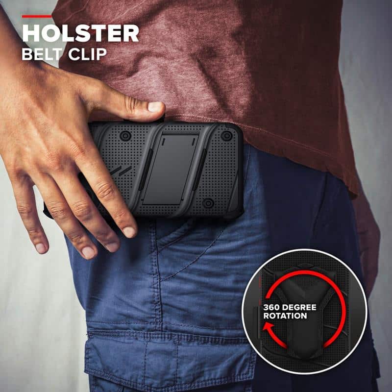 ZIZO Bolt zaščitna torbica Military Grade z zaščitnim steklom za iPhone 12 mini