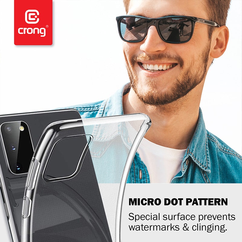 Crong Crystal Slim zaščitna torbica za Realme 7T Pro