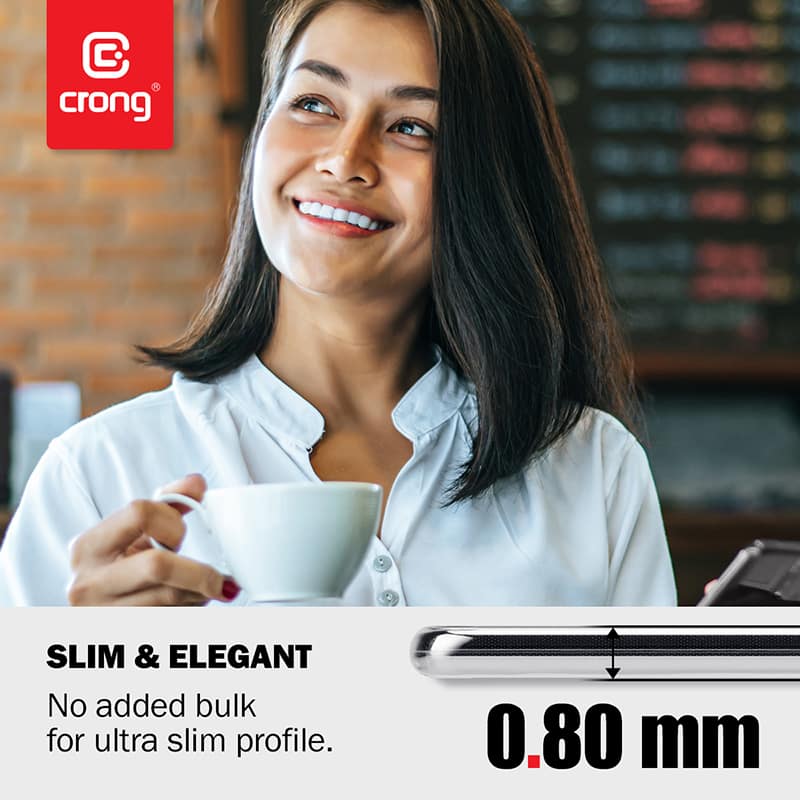 Crong Crystal Slim zaščitna torbica za Realme 7T Pro