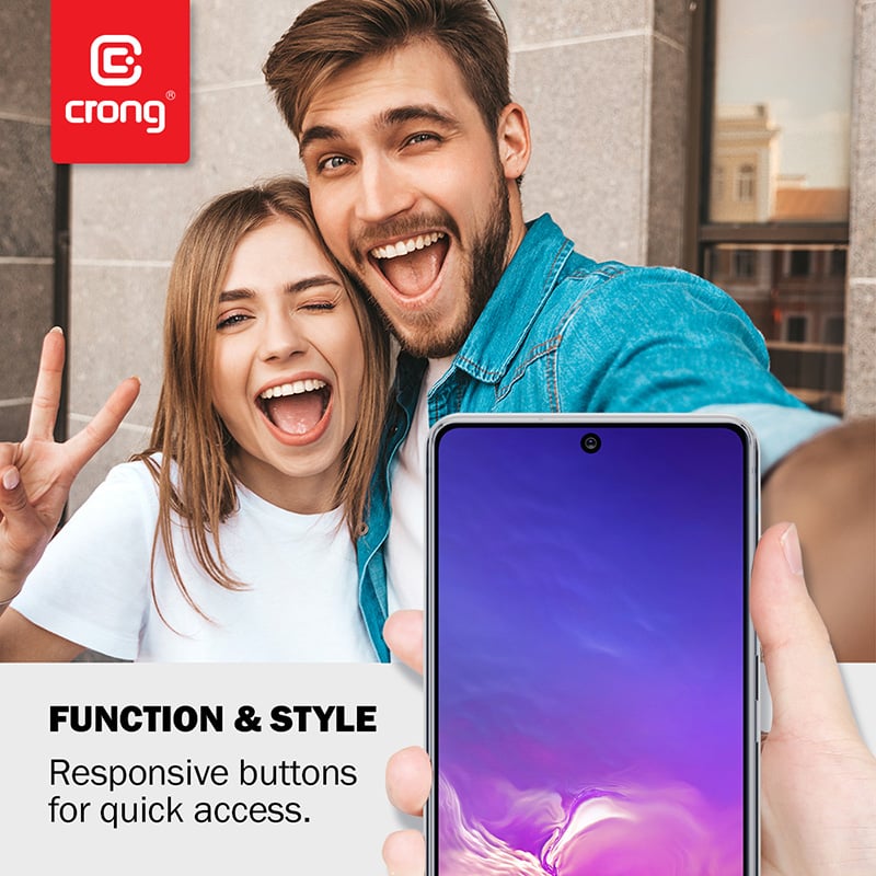 Crong Crystal Slim zaščitna torbica za Realme 7T Pro