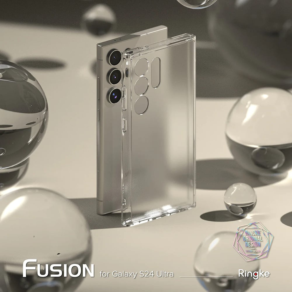 Ringke Fusion ovitek za Samsung Galaxy S24 Ultra – mat prozoren
