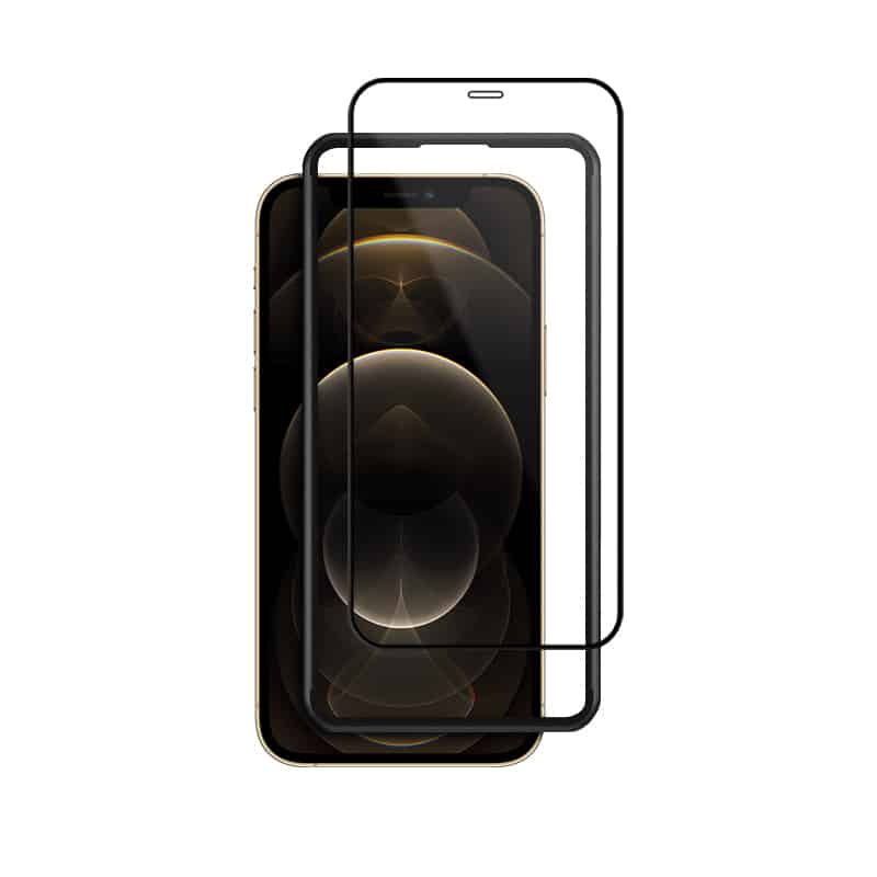 CRONG 3D ARMOUR GLASS KALJENO STEKLO ZA CEL ZASLON IPHONE 12 PRO MAX + OKVIR ZA NAMESTITEV
