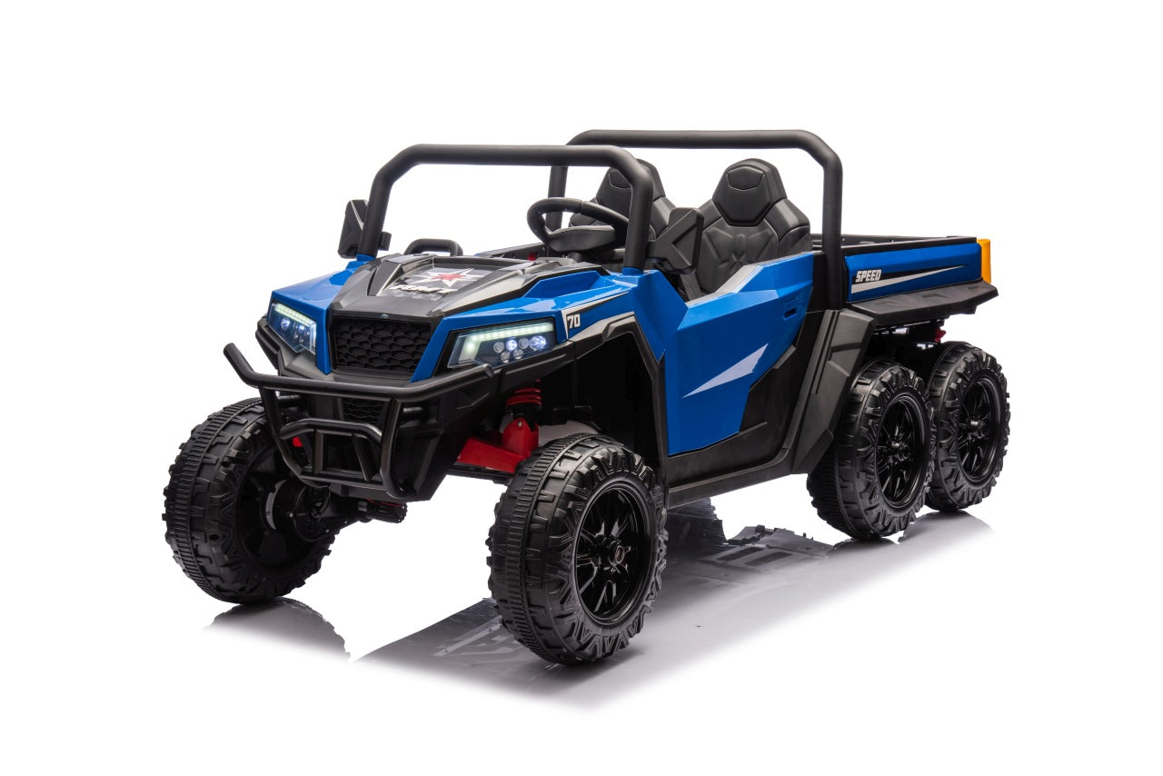 Auto na akumulator Farmer Truck X-POWER 4x4 - DVOSJED - plavi