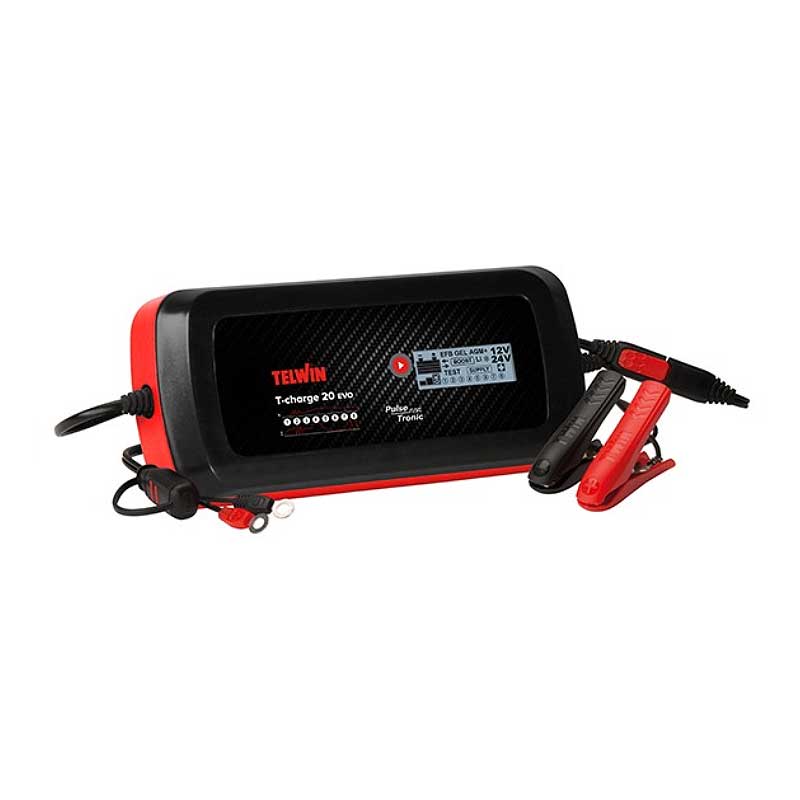 Telwin aut. multi. punjač T-CHARGE 20EVO 12/24V