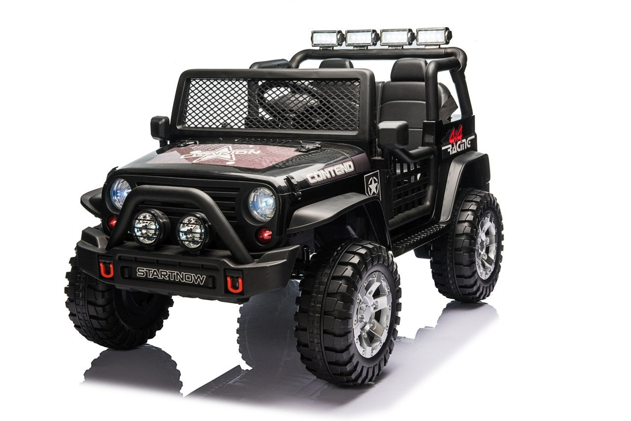 Auto na akumulator Jeep BEAST 4x4 - crni