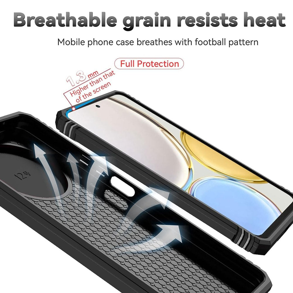 Techsuit – serija CamShield zaščitnih ovitkov za Honor Magic 6 Lite – črna