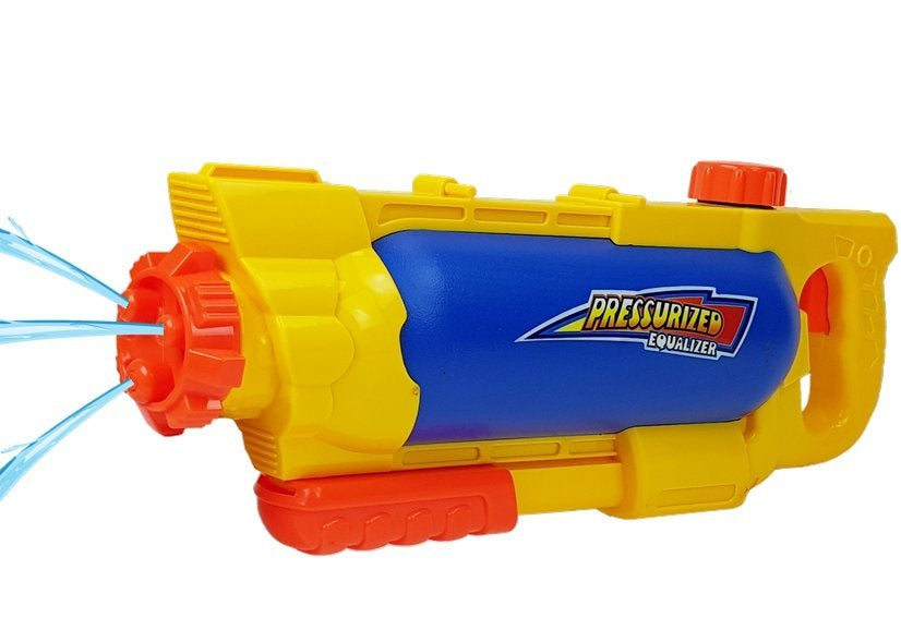 Vodeni pištolj za igru sa spremnikom 1450 ml - žuto/plavi