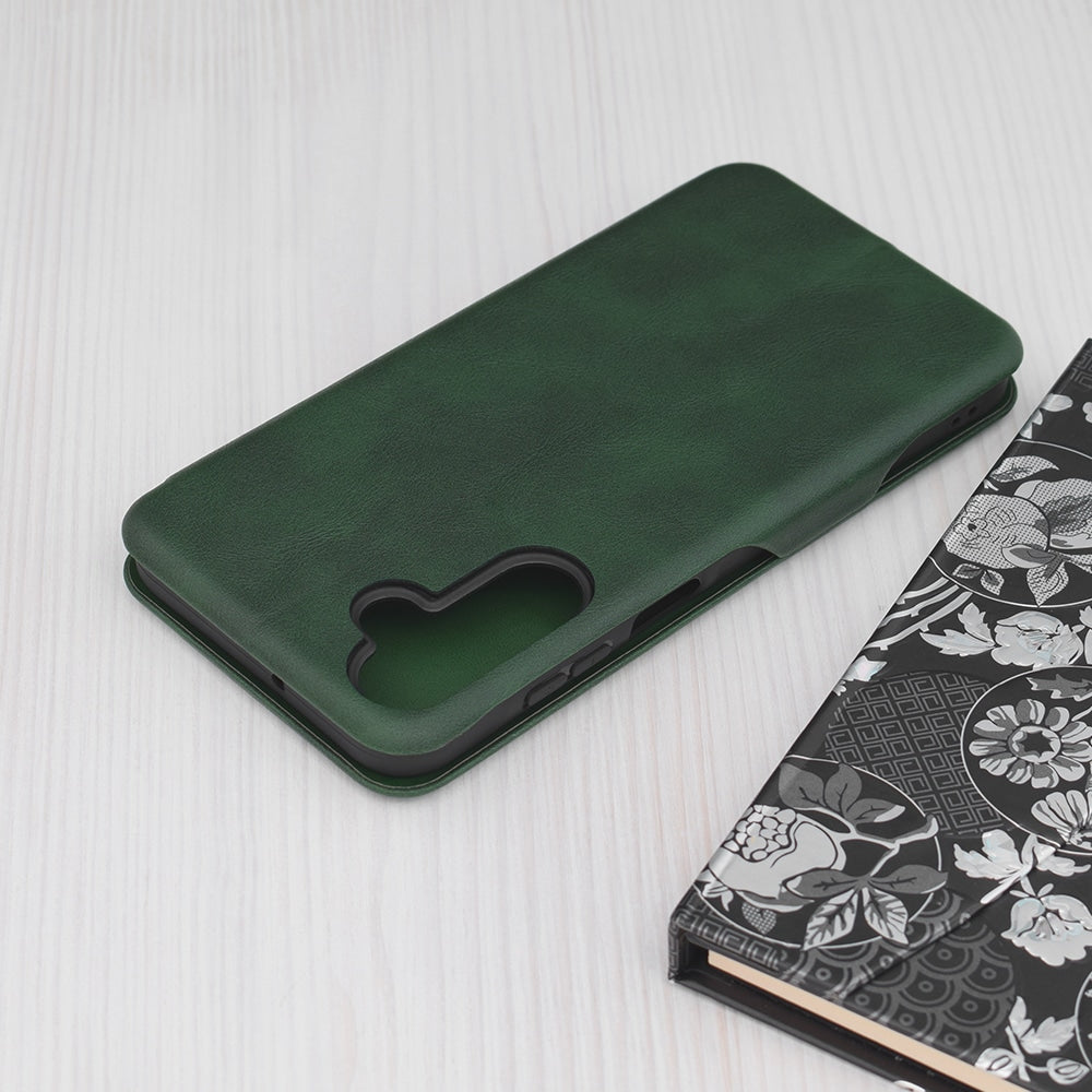 Techsuit Safe Wallet Plus preklopna torbica za Samsung Galaxy A25 5G – temno zelena
