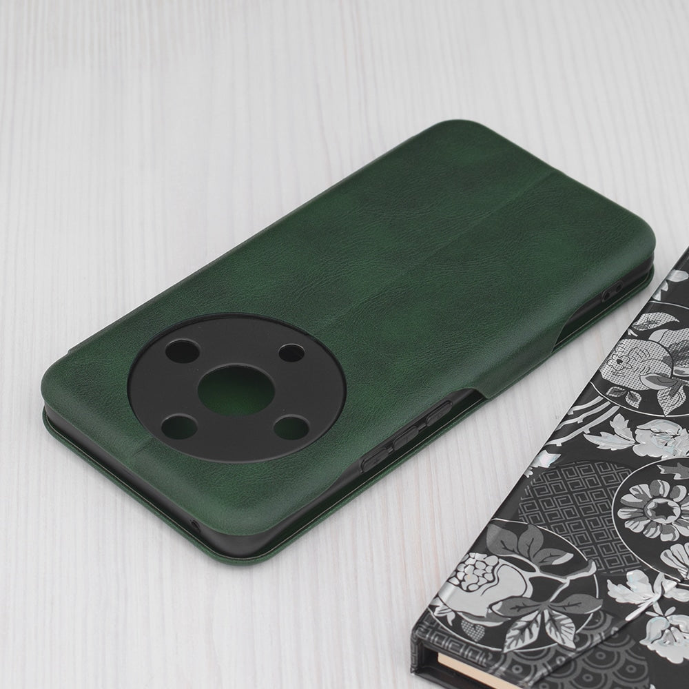 Techsuit Safe Wallet Plus preklopna torbica za Honor Magic6 Lite – temno zelena
