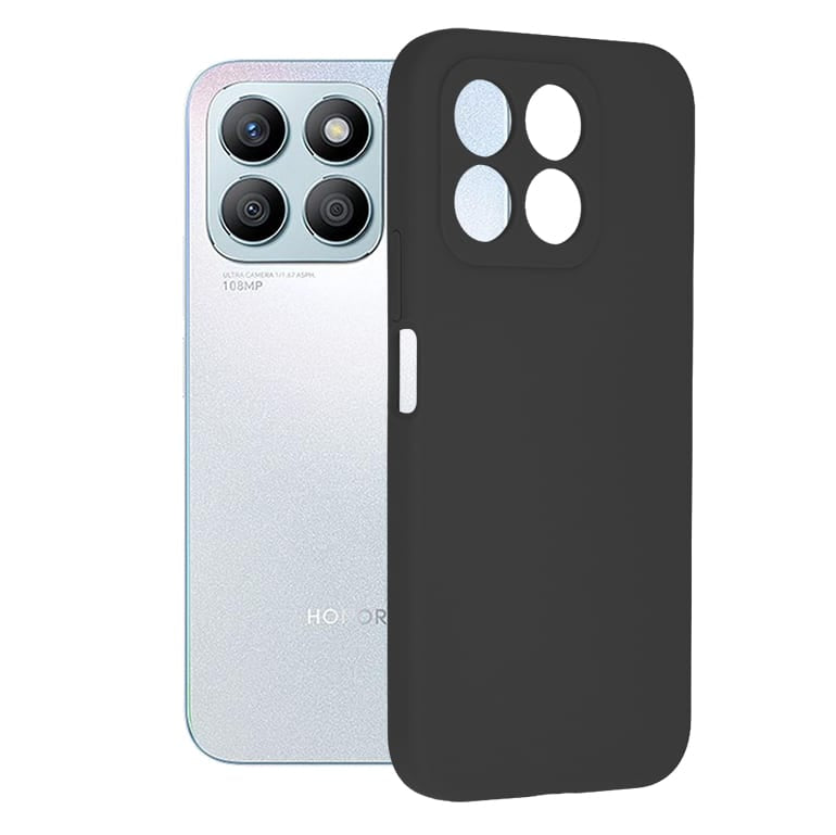 Techsuit Soft Edge Silicone maska za Honor X8b crna