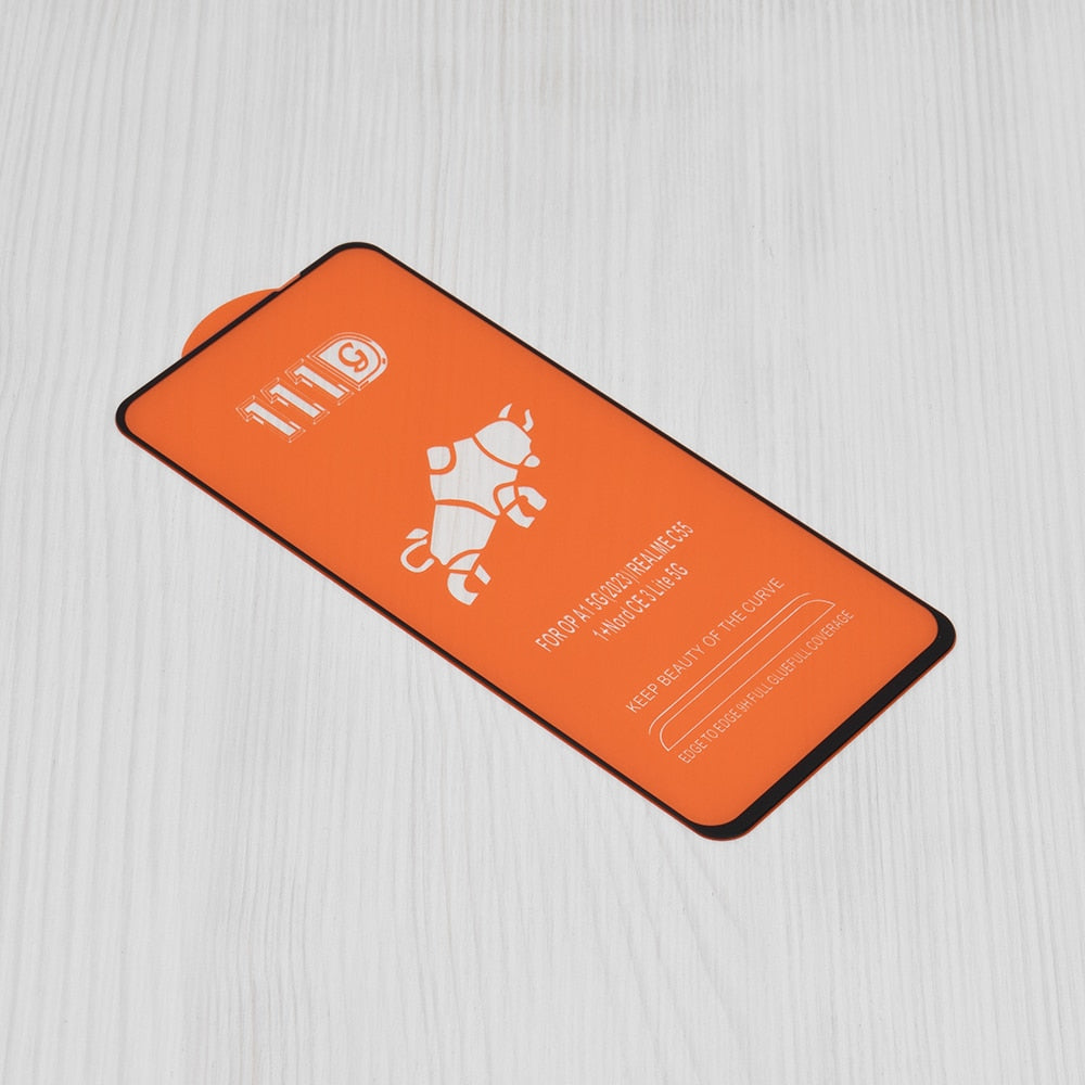 Techsuit – 111D zaščitno steklo s polnim premazom in lepilom za Realme C67 4G – črno