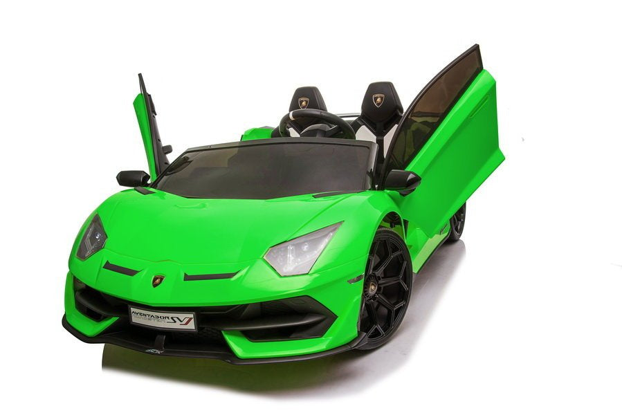 Licencirani auto na akumulator Lamborghini Aventador SX2028 - dvosjed - zeleni