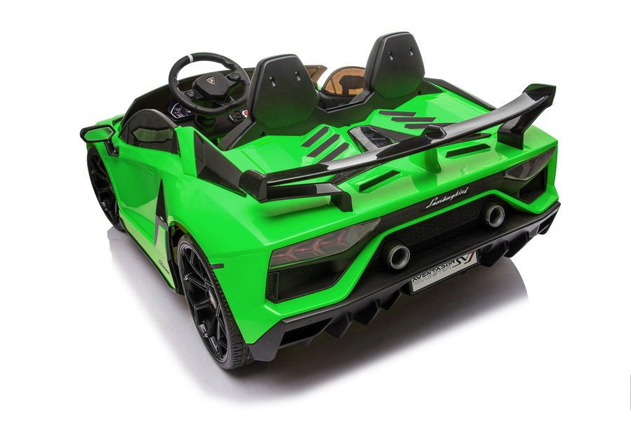 Licencirani auto na akumulator Lamborghini Aventador SX2028 - dvosjed - zeleni