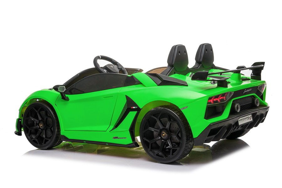 Licencirani auto na akumulator Lamborghini Aventador SX2028 - dvosjed - zeleni