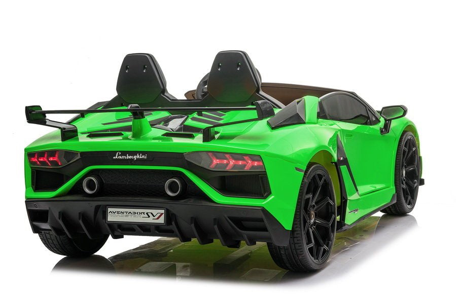 Licencirani auto na akumulator Lamborghini Aventador SX2028 - dvosjed - zeleni