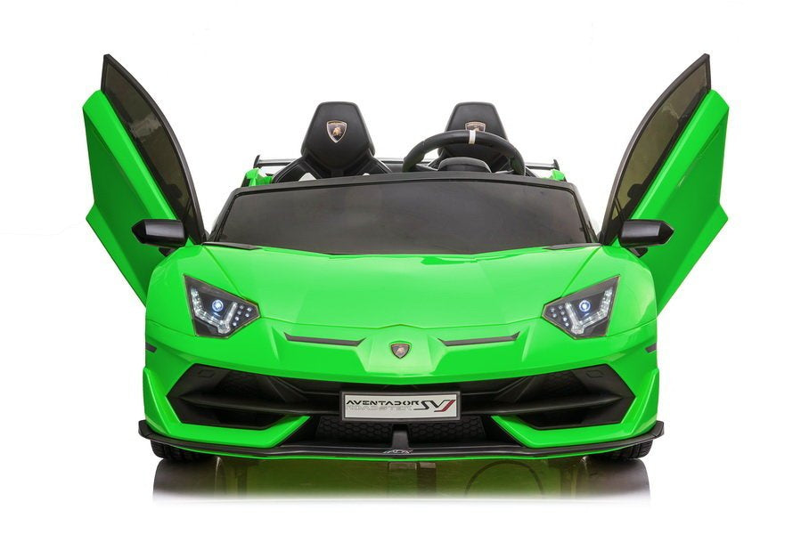Licencirani auto na akumulator Lamborghini Aventador SX2028 - dvosjed - zeleni