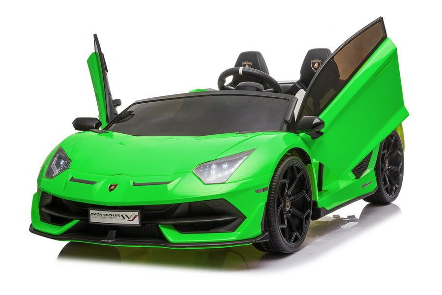 Licencirani auto na akumulator Lamborghini Aventador SX2028 - dvosjed - zeleni