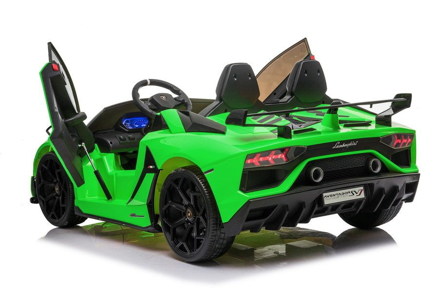Licencirani auto na akumulator Lamborghini Aventador SX2028 - dvosjed - zeleni