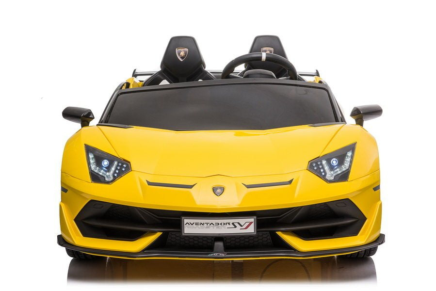 Licencirani auto na akumulator Lamborghini Aventador SX2028 - dvosjed - žuti