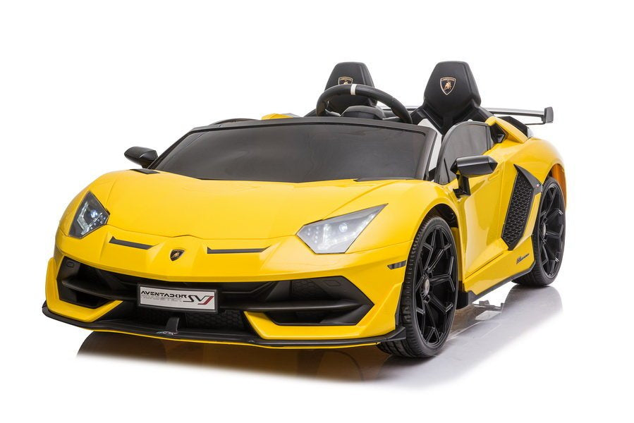 Licencirani auto na akumulator Lamborghini Aventador SX2028 - dvosjed - žuti