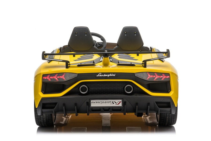 Licencirani auto na akumulator Lamborghini Aventador SX2028 - dvosjed - žuti
