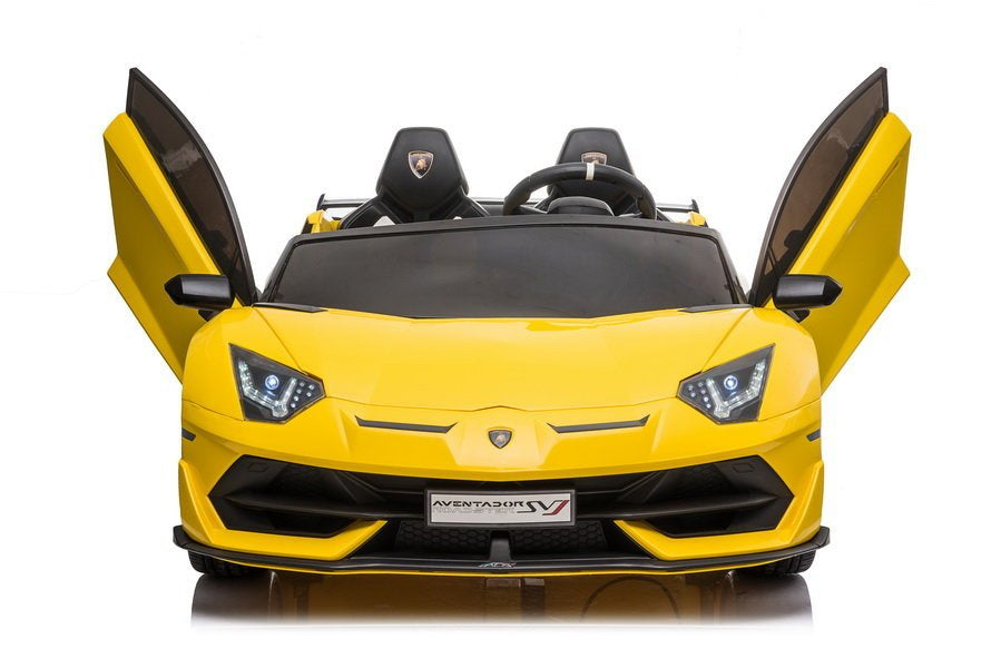 Licencirani auto na akumulator Lamborghini Aventador SX2028 - dvosjed - žuti