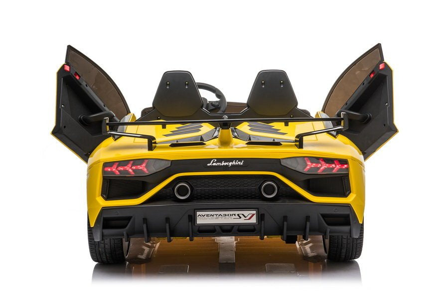 Licencirani auto na akumulator Lamborghini Aventador SX2028 - dvosjed - žuti