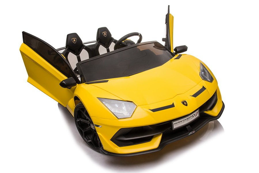 Licencirani auto na akumulator Lamborghini Aventador SX2028 - dvosjed - žuti