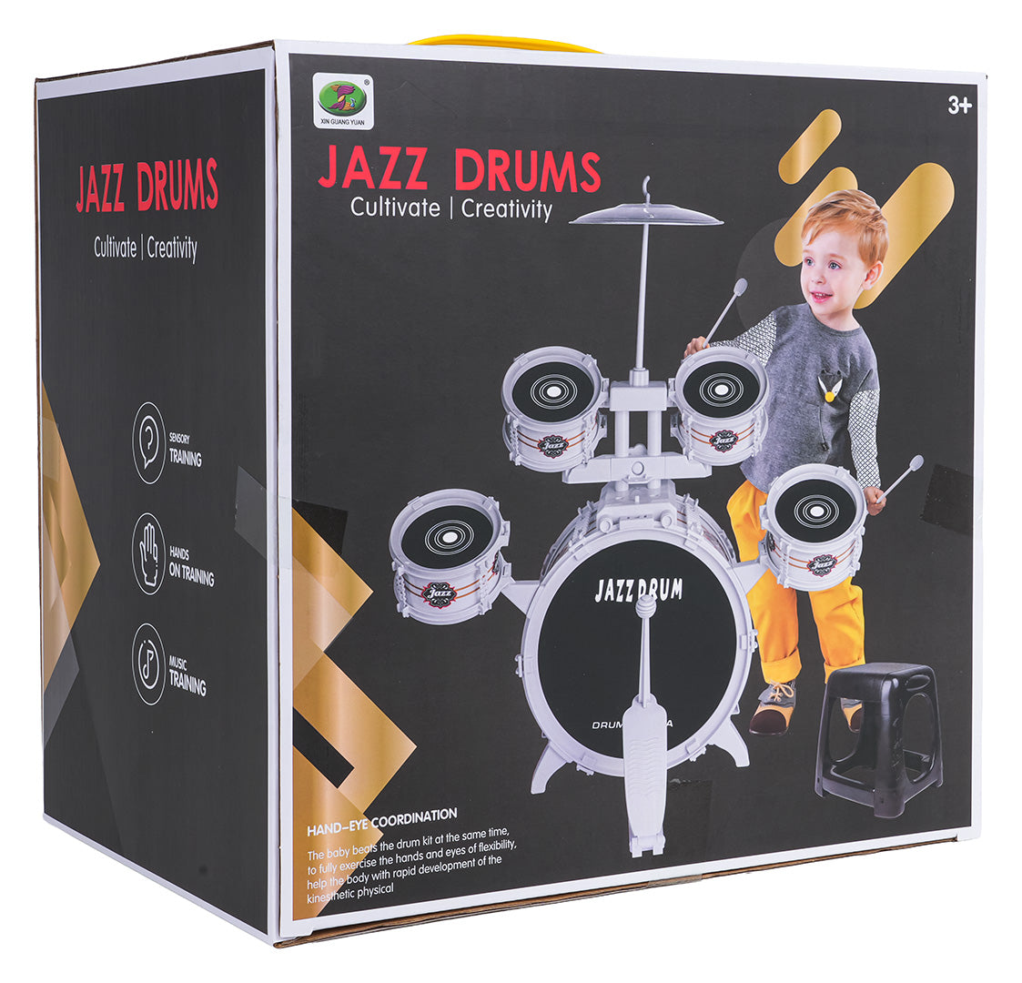 Dječji bubnjevi MEGA Drum - bijeli