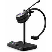 Yealink WH62 Mono Teams Osobni audiokonferencijski sustav Bežično Obruč za glavu Ured / pozivni centar Micro-USB Postolje za punjenje Crno