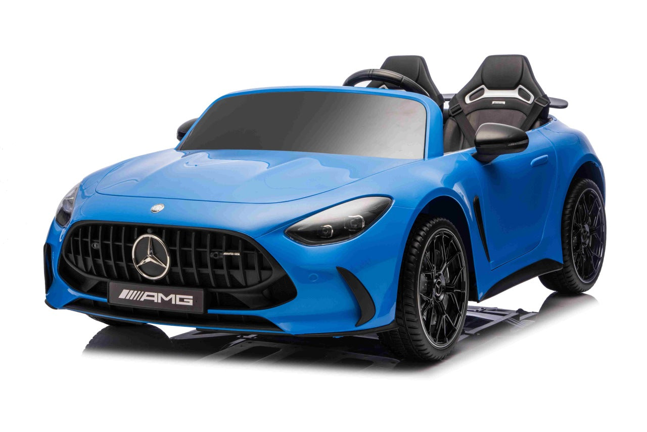 Licencirani auto na akumulator Mercedes Benz GT63 AMG - dvosjed - plavi